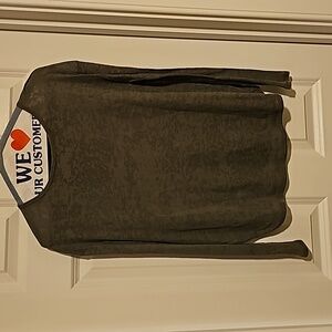 VINCE Long Sleeve shirt, Olive, size S